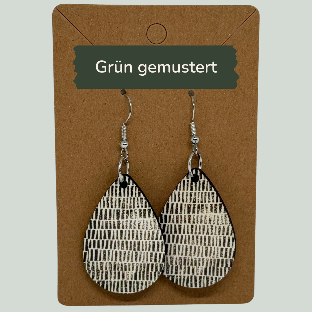 Sublimierte Ohrringe mit einzigartigen Designs – Leicht & stilvoll
