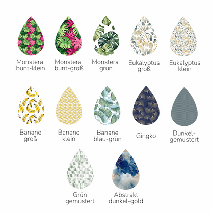 Sublimierte Ohrringe mit einzigartigen Designs – Leicht & stilvoll