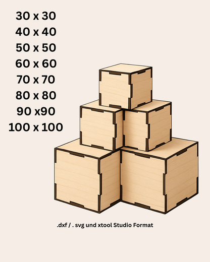 Würfelzauber - Laserdatei Set für Holz (3mm)